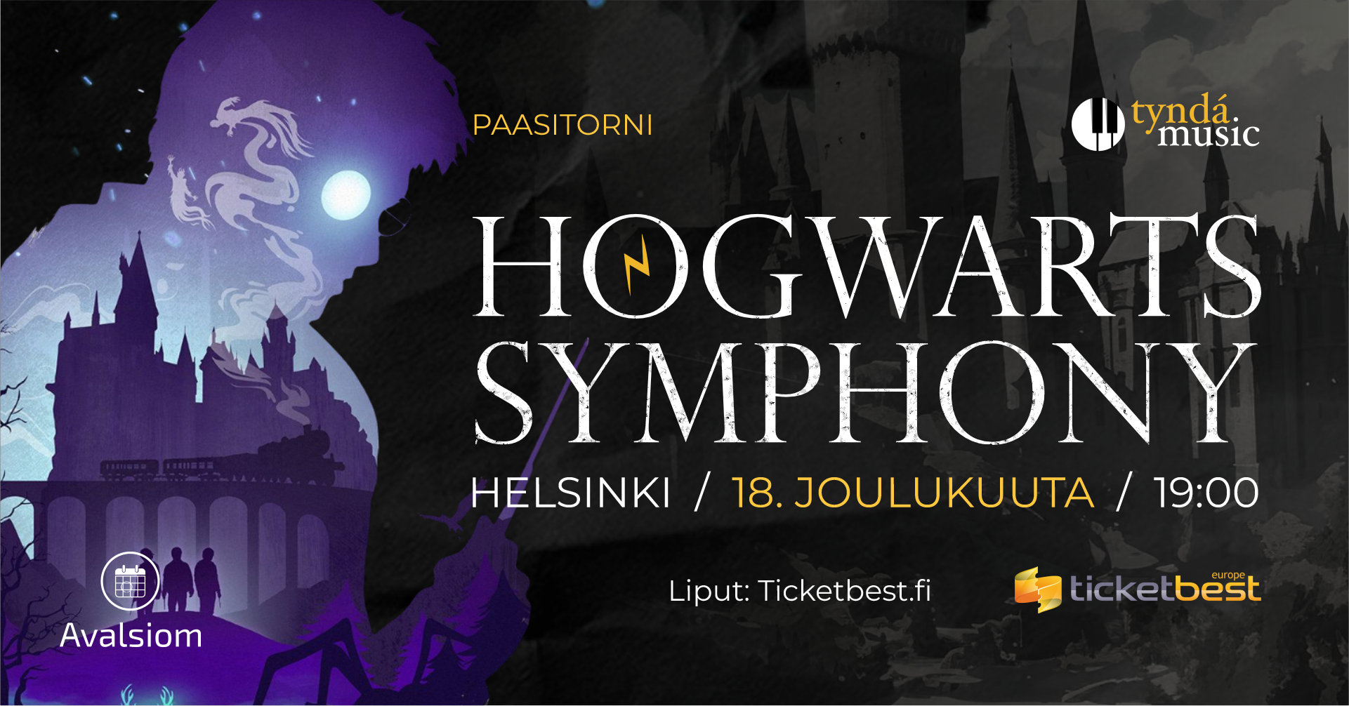 Hogwarts Symphony in HELSINKI! A musical journey into the magical world of Harry Potter with a symphony orchestra.
